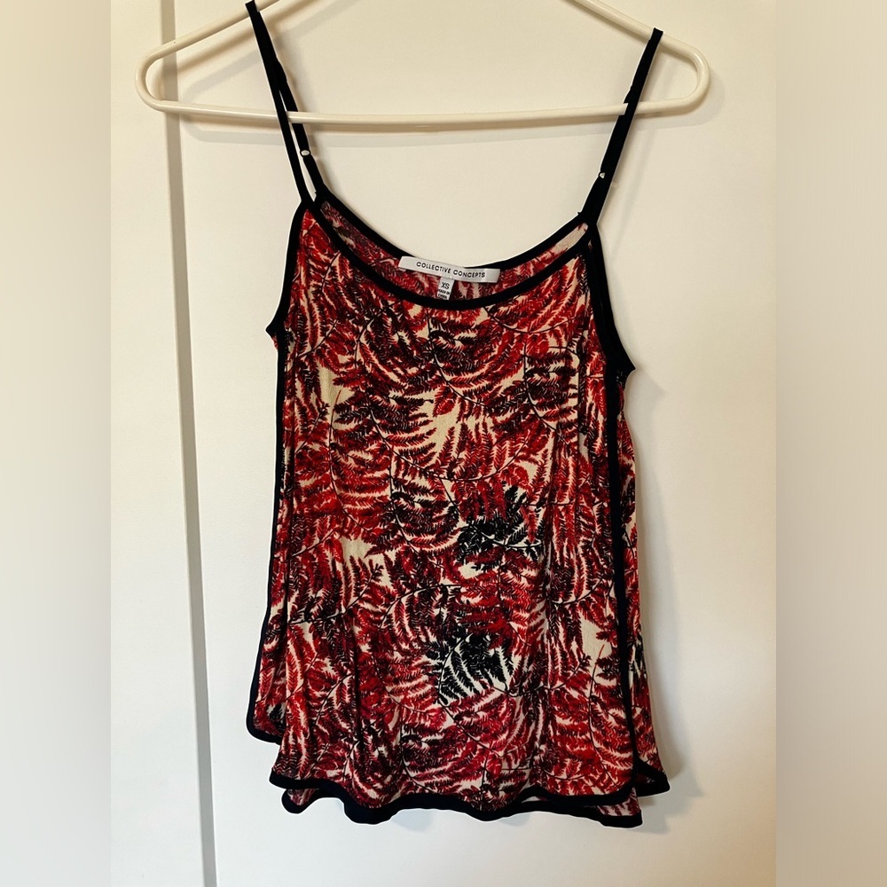 Collective Concepts Red and Black Women's Top